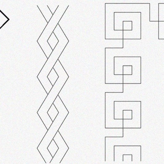 Quilting Stencil Set 3 pcs for Machine and Hand Quilting