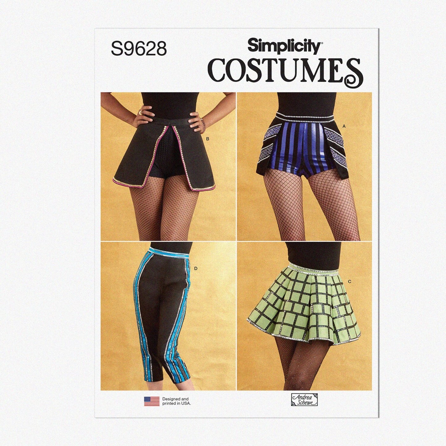 Misses' Skirts Pants Shorts Sewing Pattern Kit 6-14