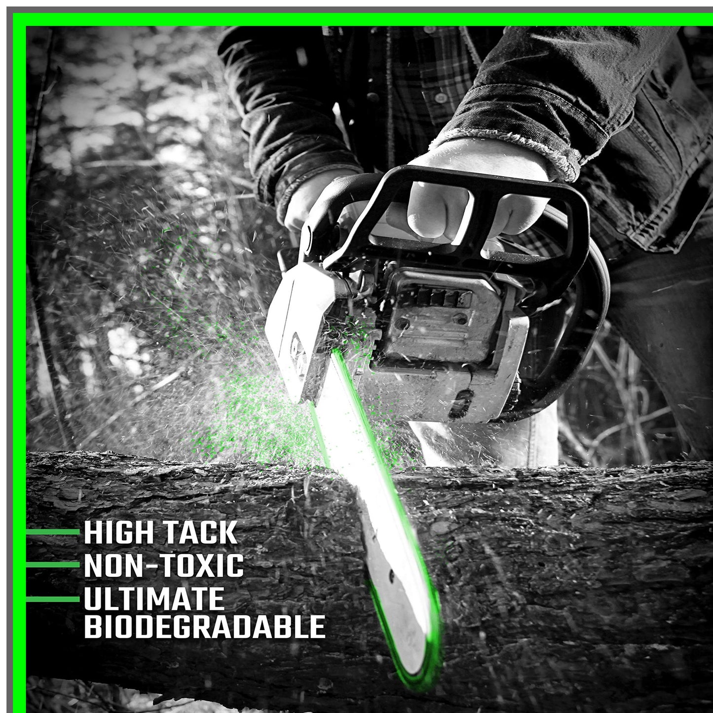 EcoGuard Biodegradable Chainsaw Oil - High Performance Non-Toxic Lube 32oz