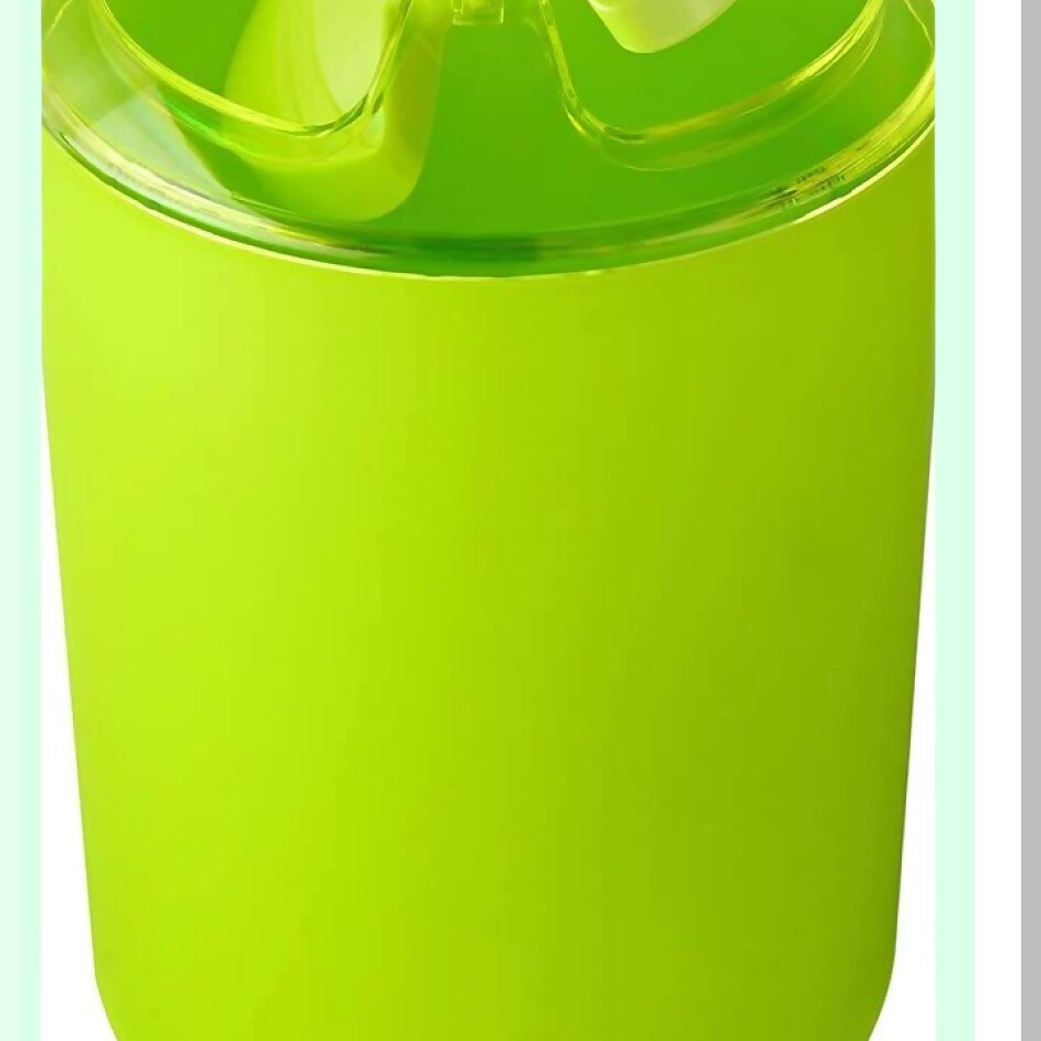 6 Pcs Plastic Bathroom Accessory Set Green