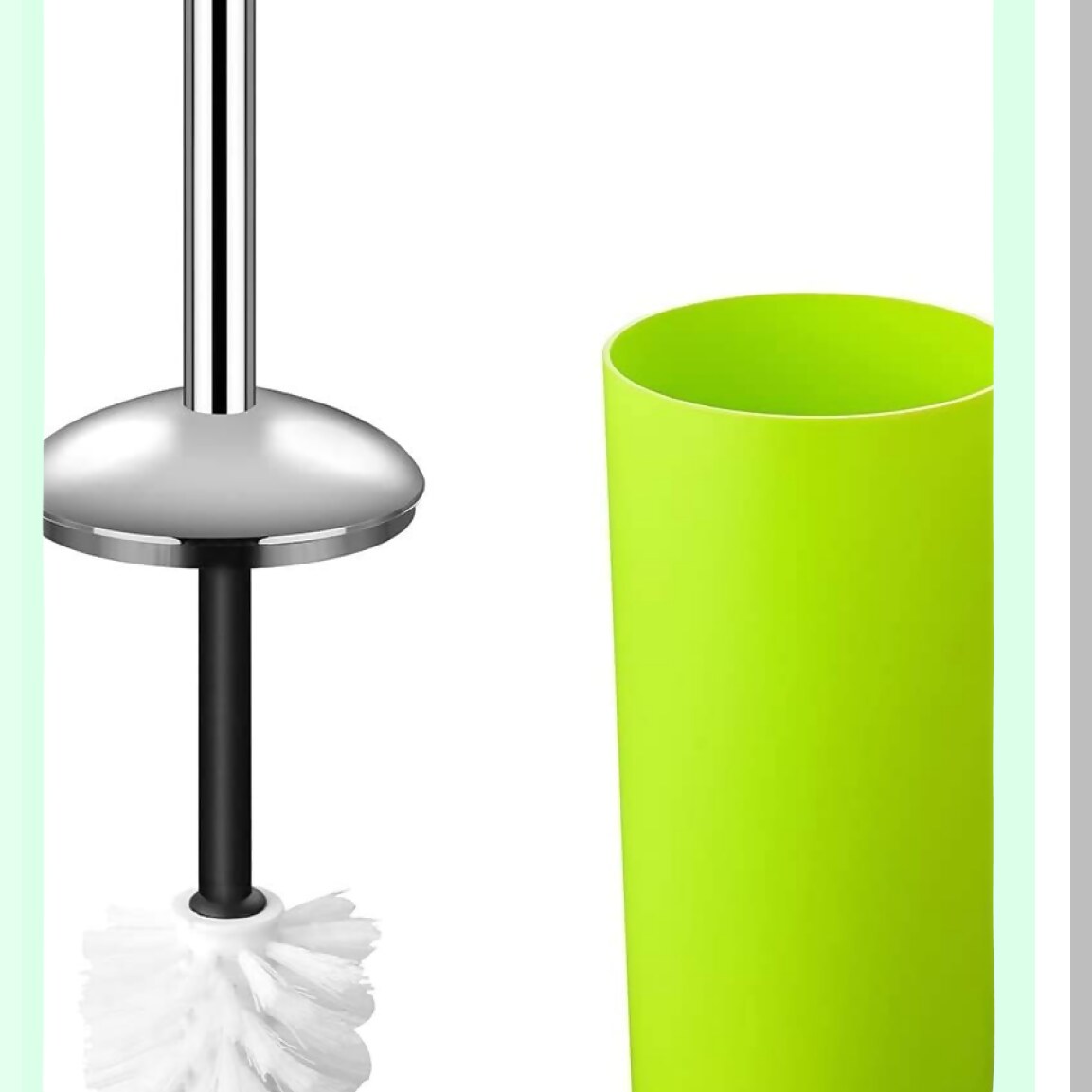 6 Pcs Plastic Bathroom Accessory Set Green