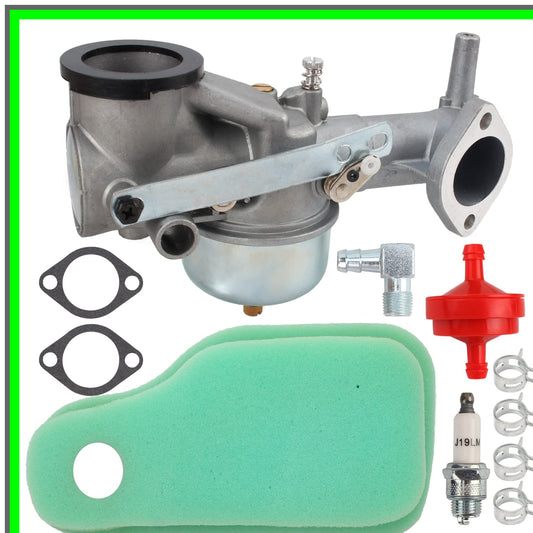 Briggs Stratton Carburetor Kit with Gasket and Air Oil Filter for Engine Series