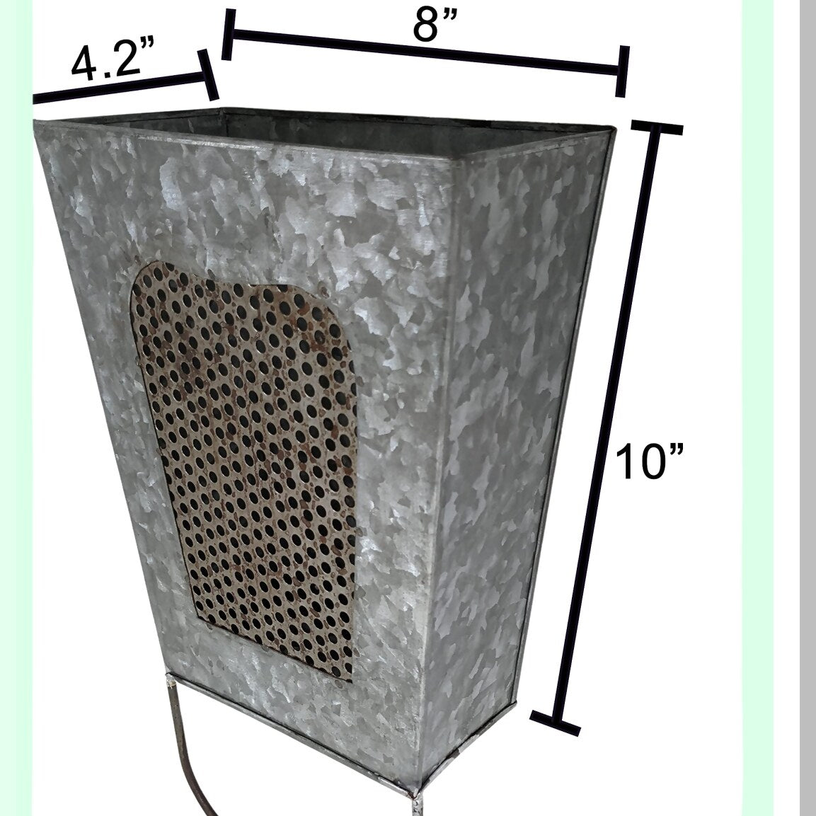 Galvanized Steel Wall Box with Towel Bar