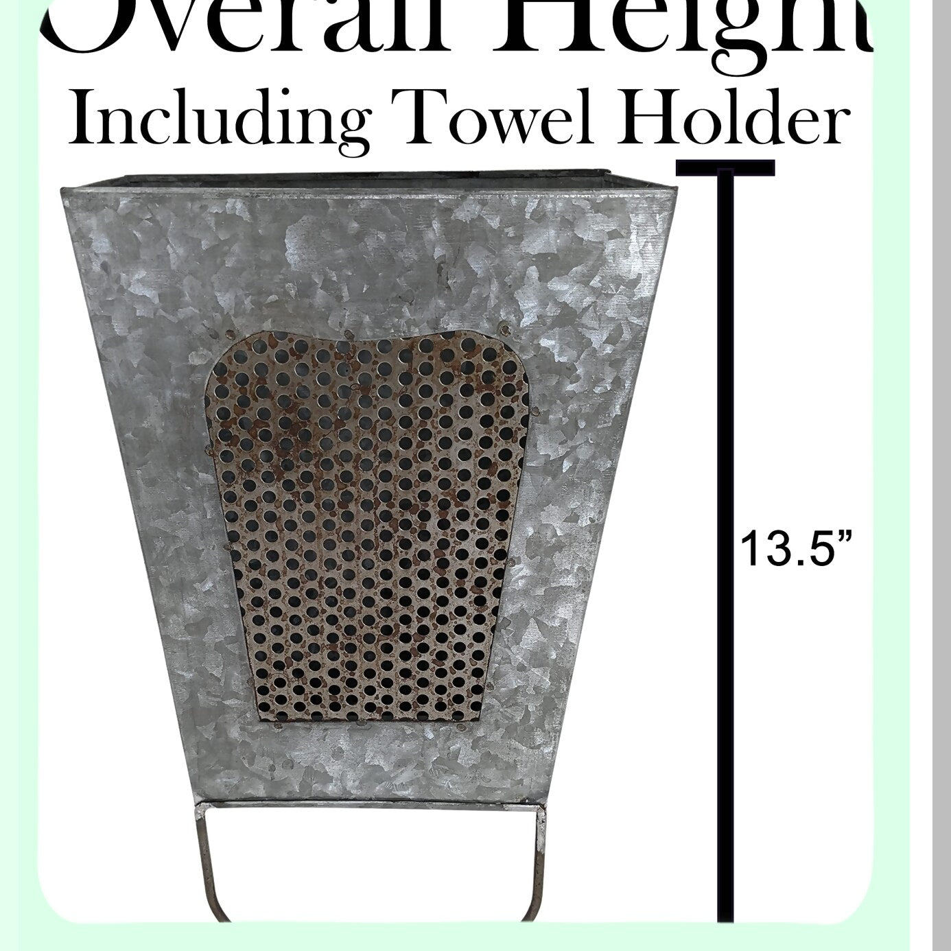 Galvanized Steel Wall Box with Towel Bar