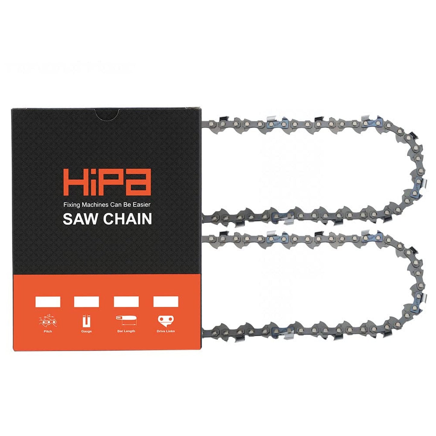8 Inch Replacement Chainsaw Chain for Ryobi Homelite Worx Pole Saws 2-Pack