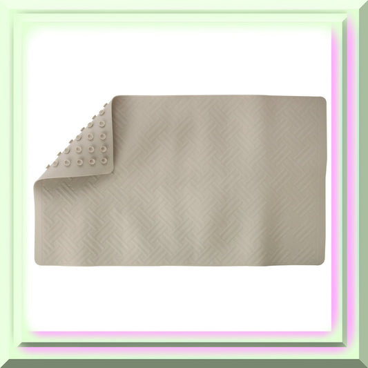 28 in. x 16 in. White Thermo Plastic Elastomer Mat