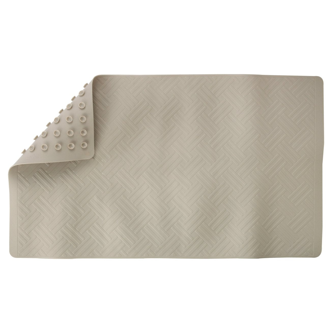 28 in. x 16 in. White Thermo Plastic Elastomer Mat