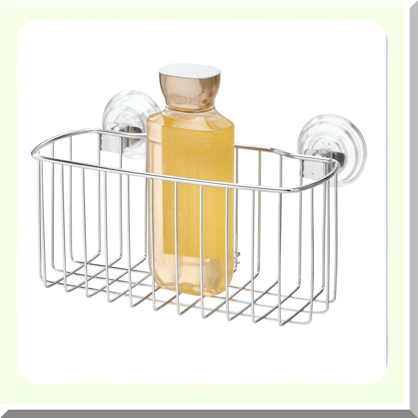 Reo Metal Power Lock Suction Rack for Bathroom and Kitchen