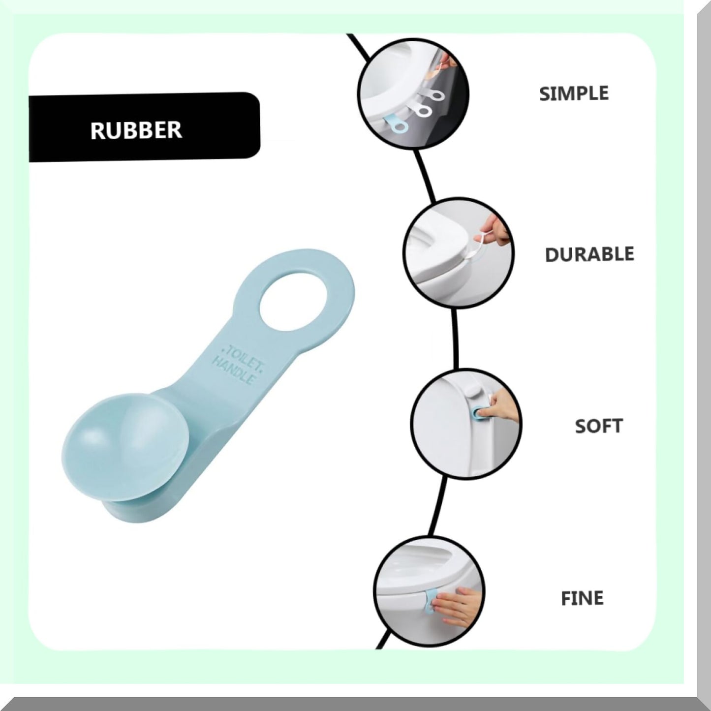 4 Pairs Tet Handle Cleaning Accessories