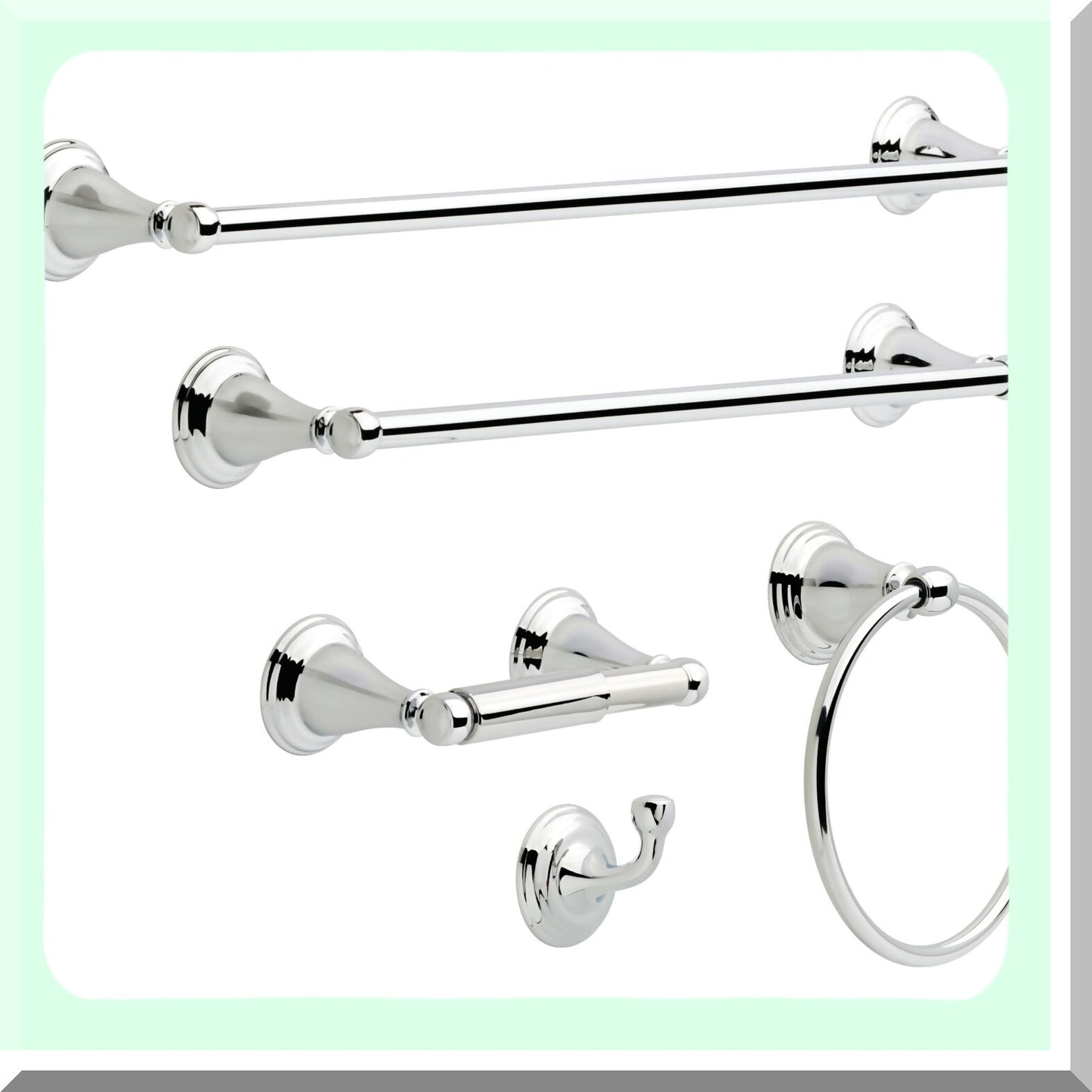 Windemere Tissue Holder Chrome Bathroom Accessories