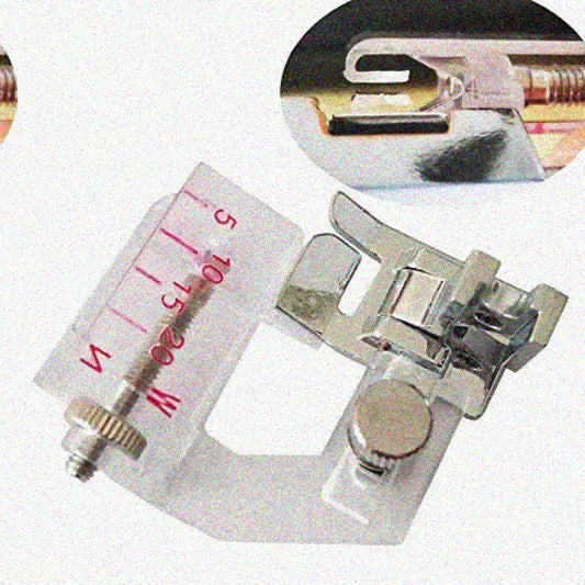 Low Shank Bias Tape Binder Foot for Sewing Machines