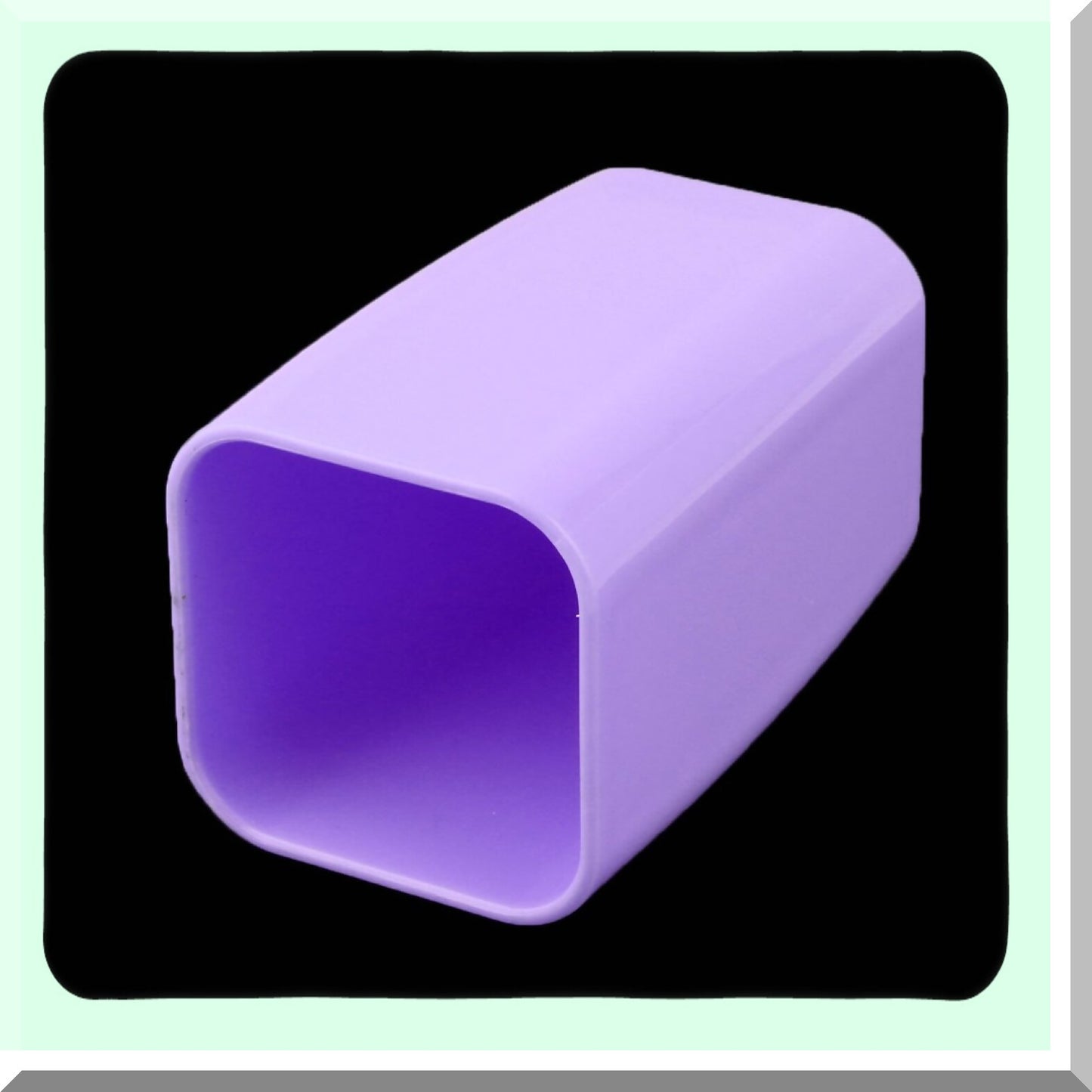 Plastic Bathroom Toothbrush and Toothpaste Holder 300ml Purple