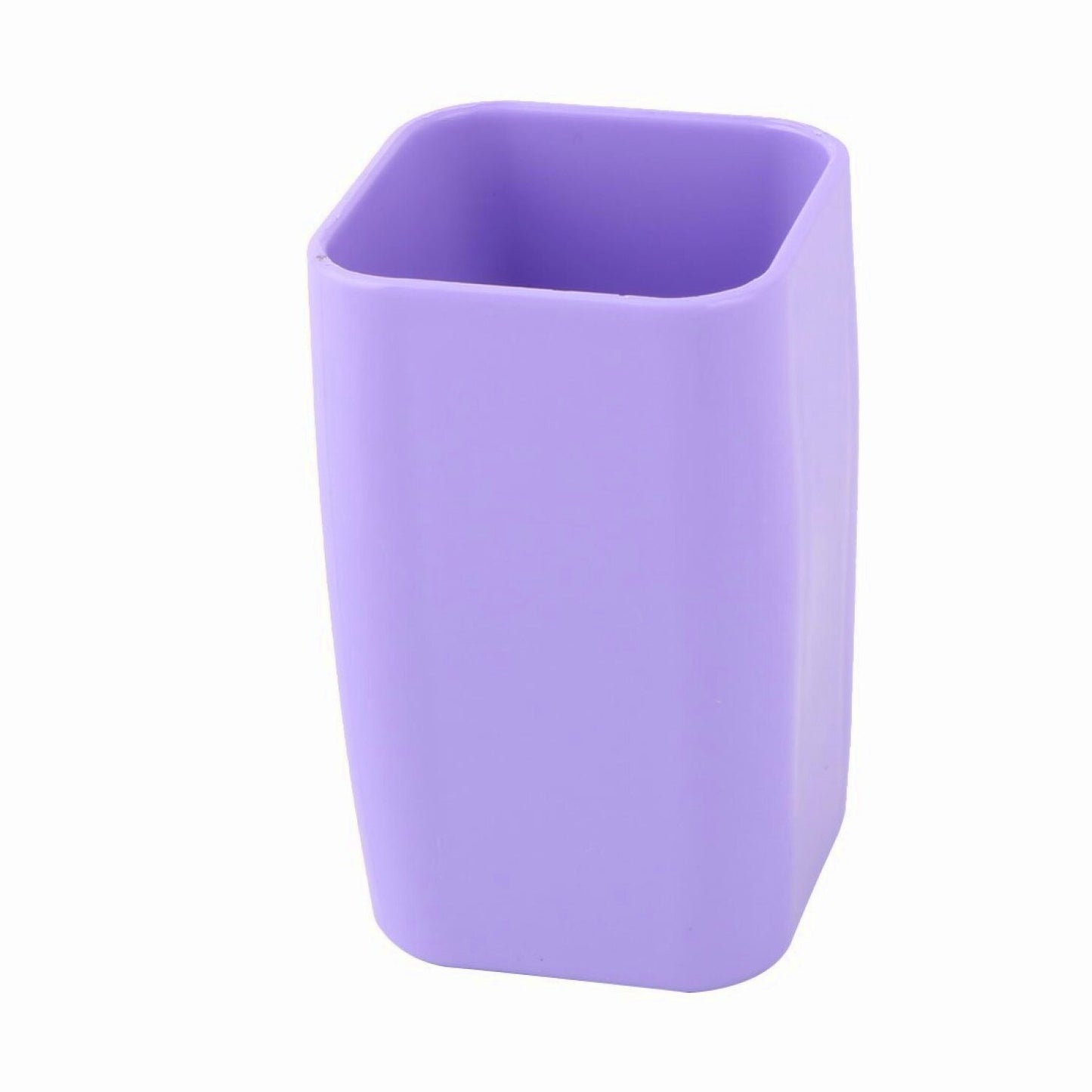 Plastic Bathroom Toothbrush and Toothpaste Holder 300ml Purple