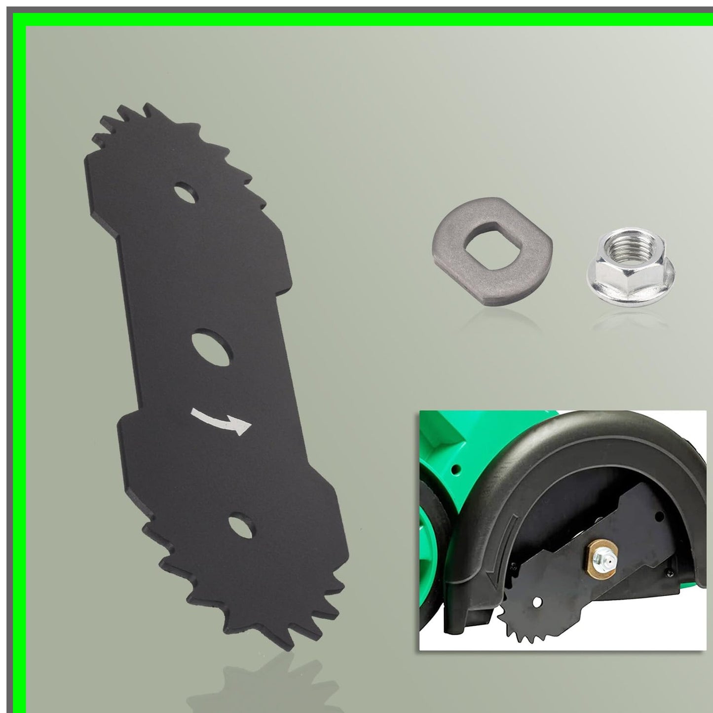 Efficient 7.5" Double Edge Blades for D-enali Electric Lawn Edger