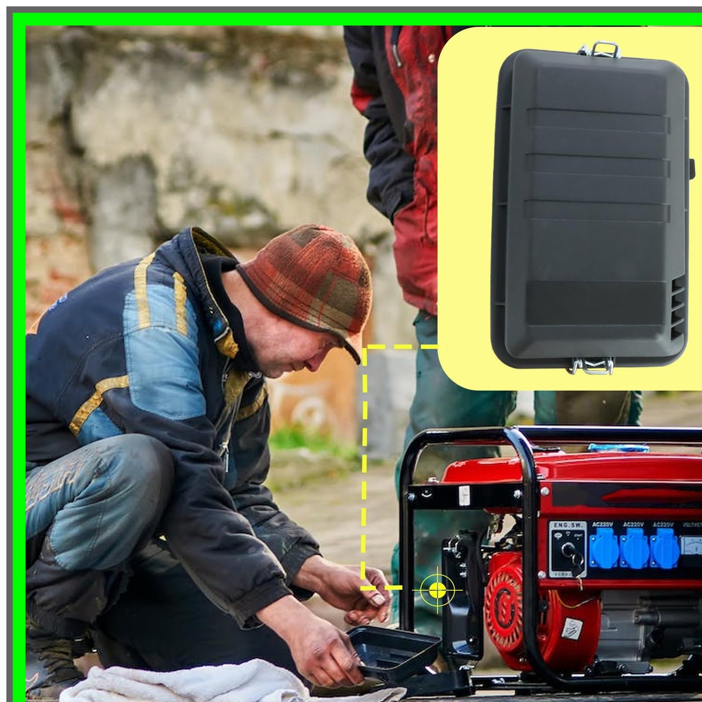 Generator Air Filter Box for Honda Champion Predator 196cc 212cc Models