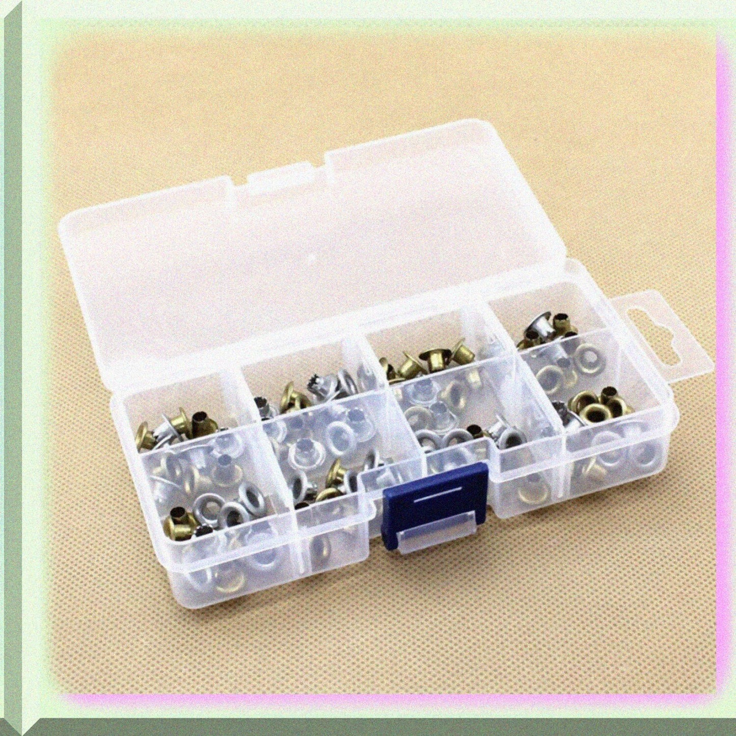 Plastic Storage Box 8 Grids Organizer with Lid