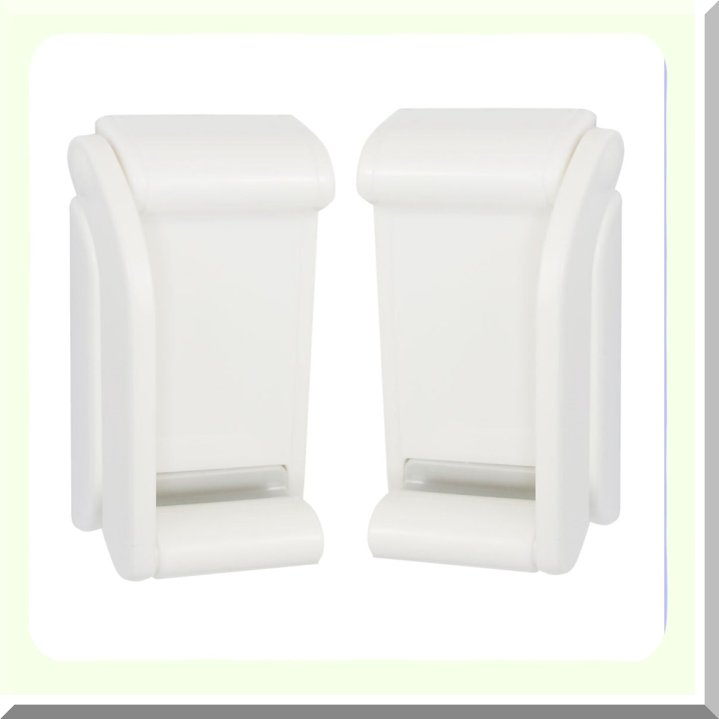Plastic Adjustable Magnet Tissue Holder for Bathroom White