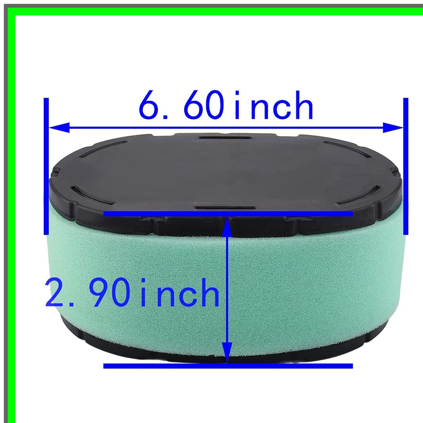 Dual Pack Air Filter Replacement for Bad Boy Lawn Mowers ZT710-ZT740