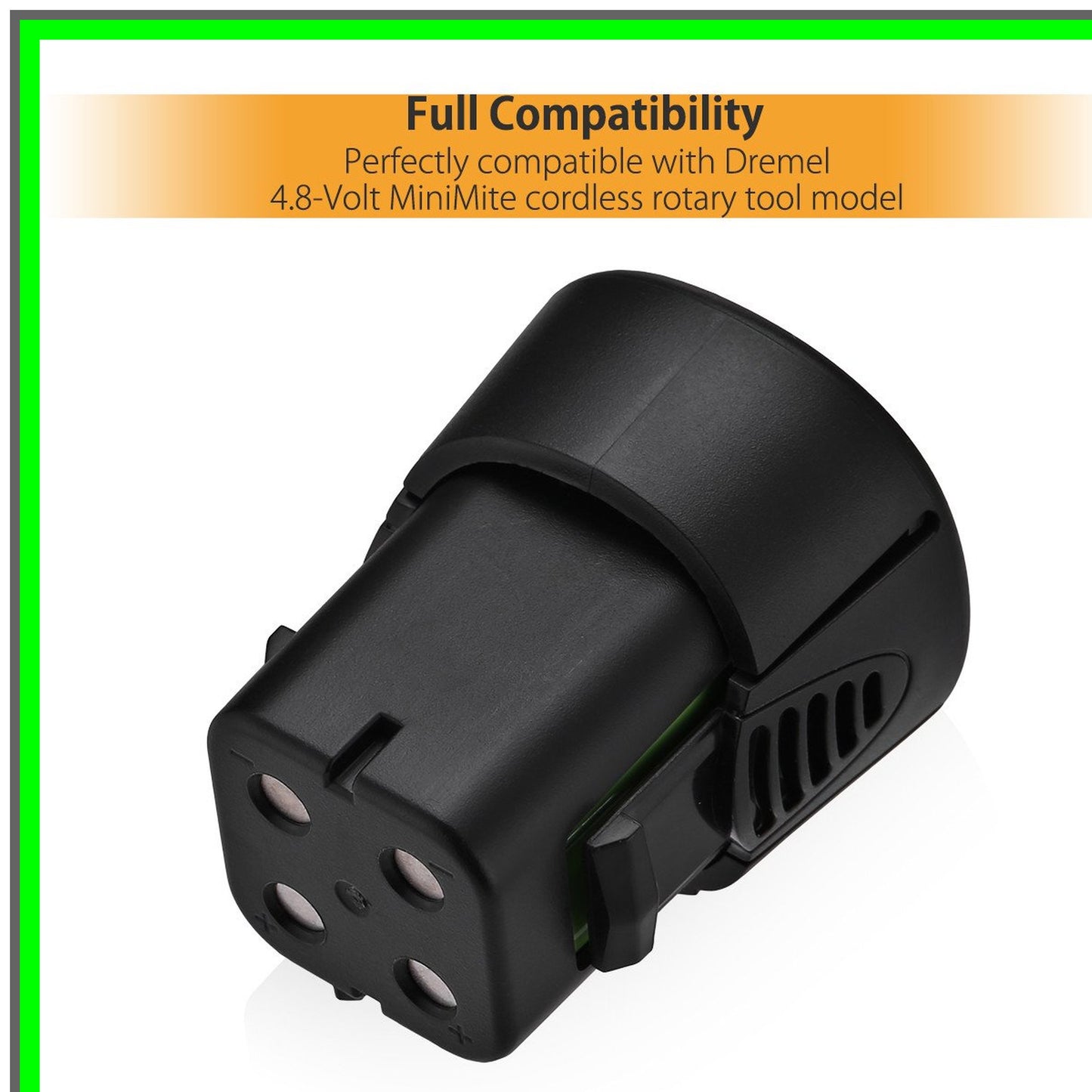 High-Capacity 3000mAh 4.8V Replacement Battery for Dremel Tools 2 Pack