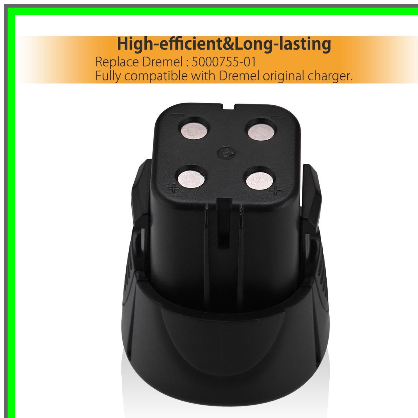 High-Capacity 3000mAh 4.8V Replacement Battery for Dremel Tools 2 Pack