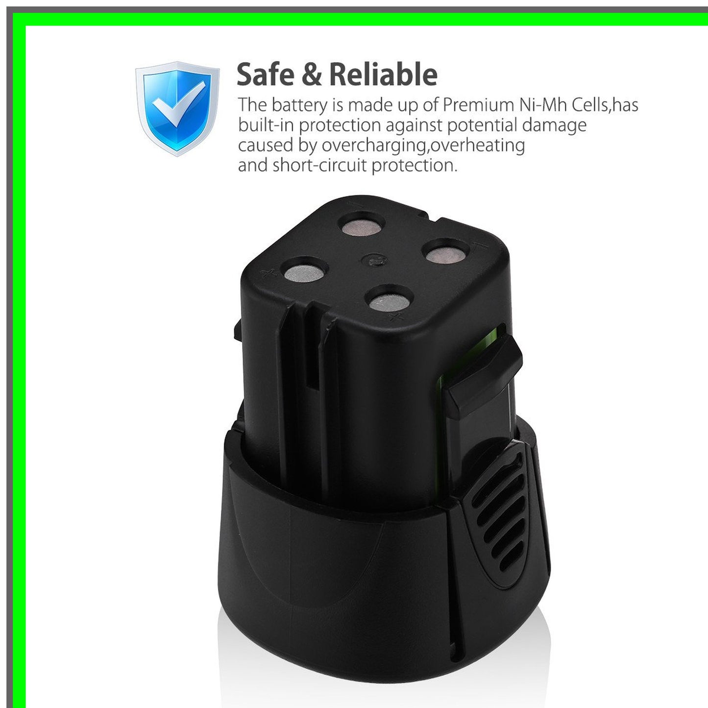 High-Capacity 3000mAh 4.8V Replacement Battery for Dremel Tools 2 Pack