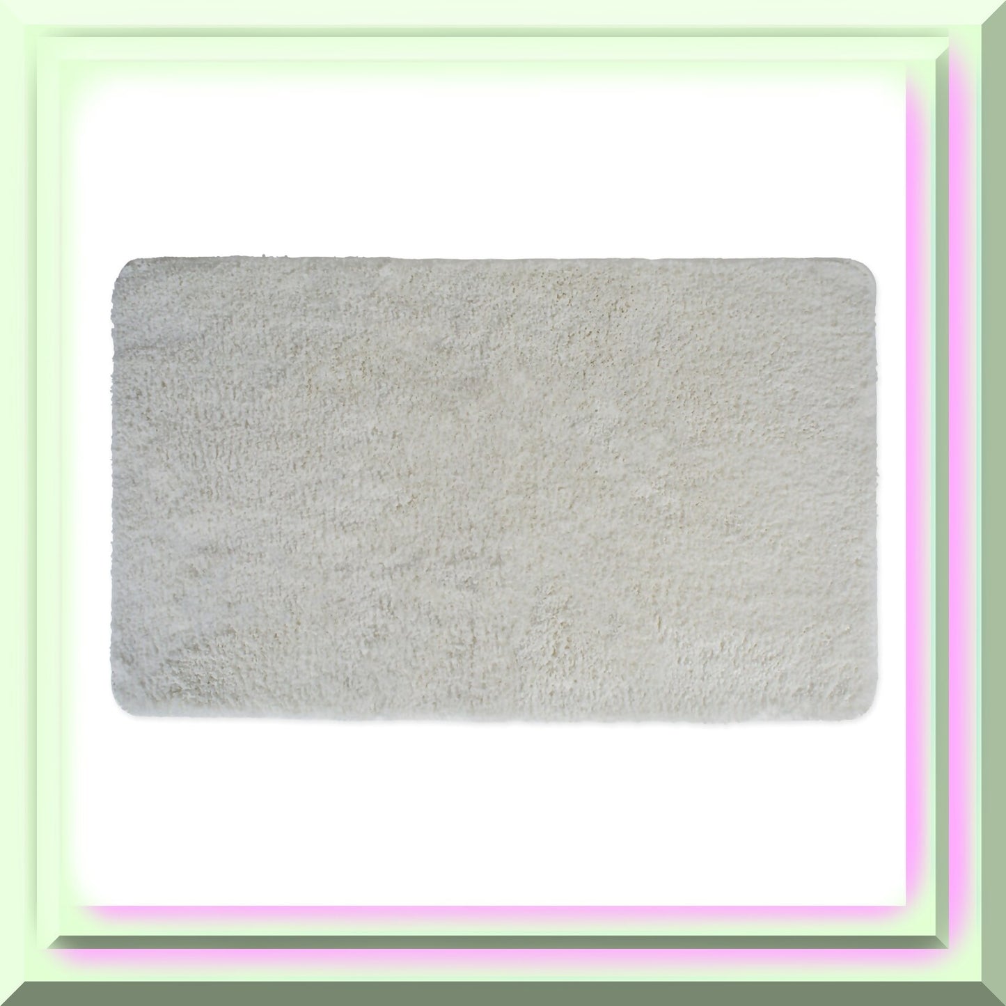 Ultra Soft Absorbent Microfiber Bath Rug 20 x 33 Natural