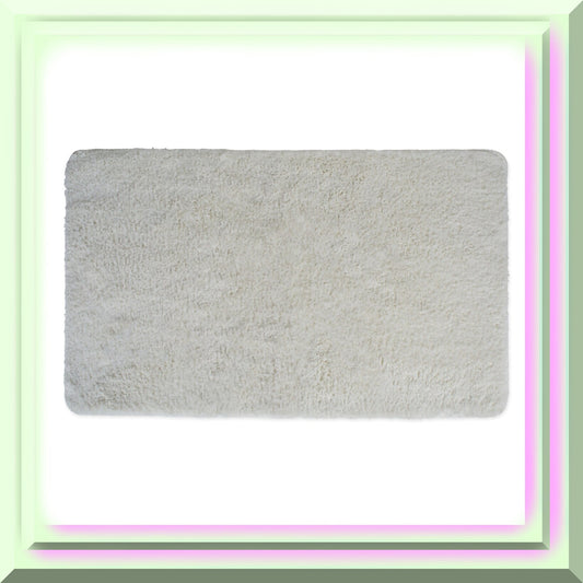 Ultra Soft Absorbent Microfiber Bath Rug 20 x 33 Natural