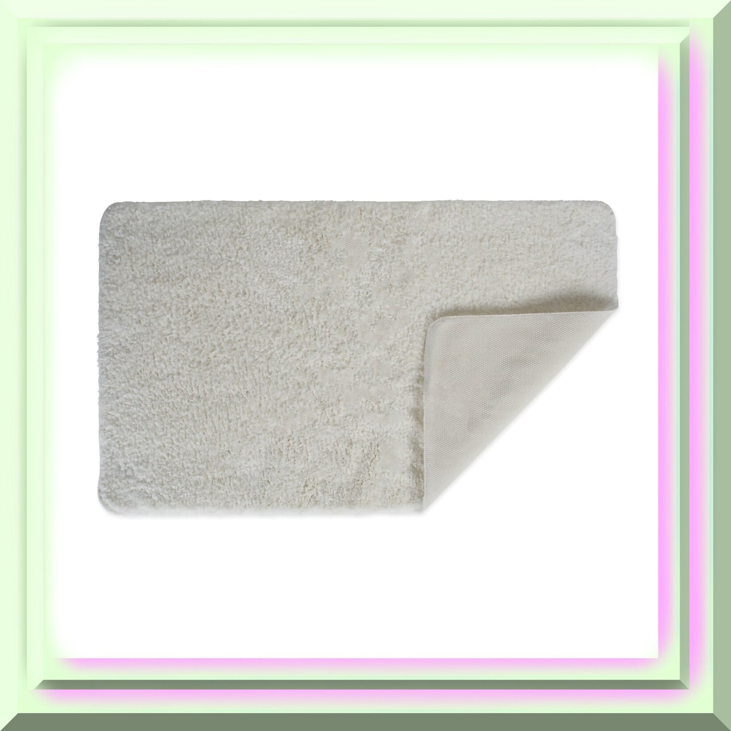Ultra Soft Absorbent Microfiber Bath Rug 20 x 33 Natural