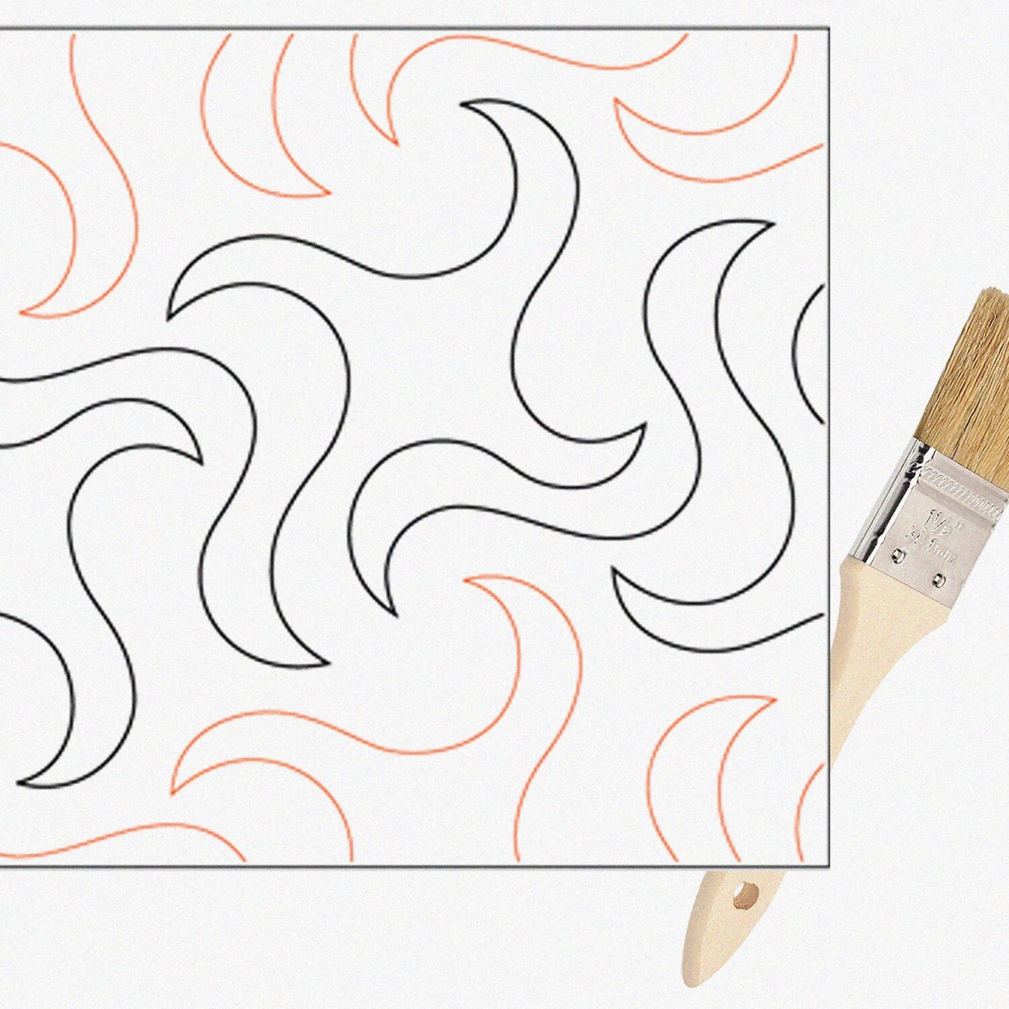 Pantographs for Longarm Quilting Paper Roll Set