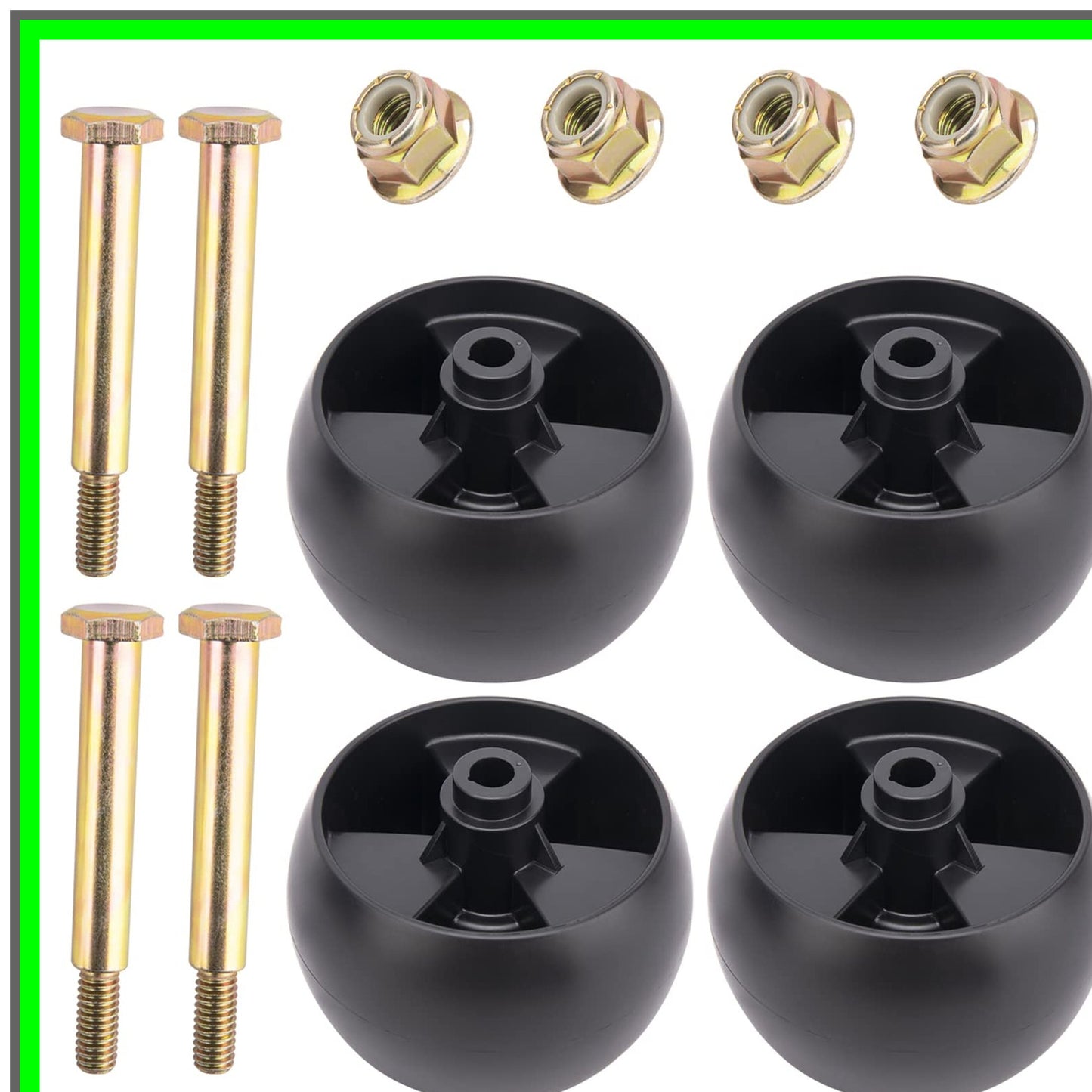 5-Inch Lawn Mower Deck Wheels for MTD Cub Cadet Husqvarna Toro 4-Pack