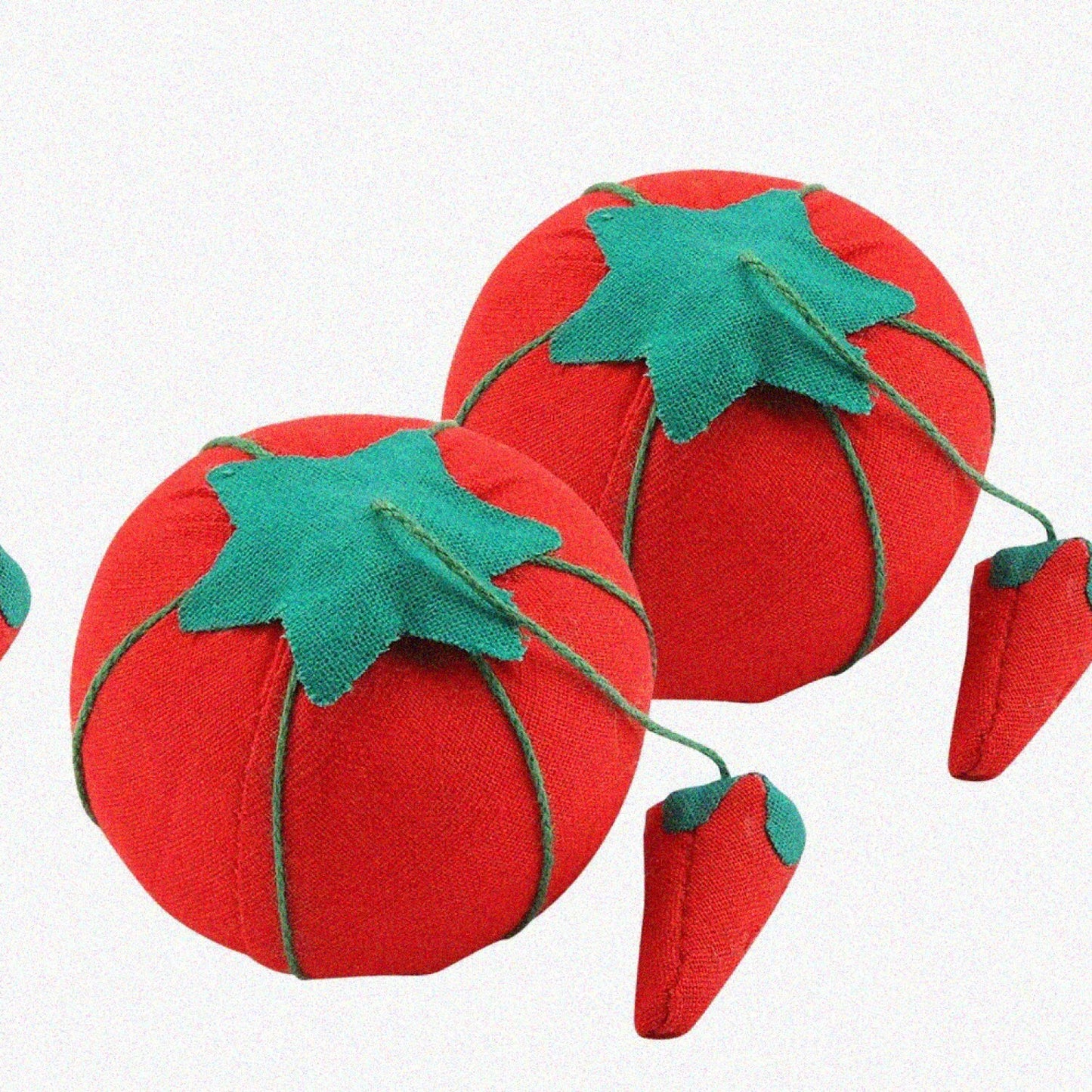 2Pcs Tomato Shape Needle Pincushion Set