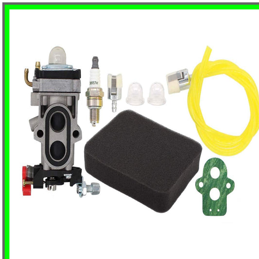 Backpack Leaf Blower Tune-Up Kit with Carburetor Fuel Line Filter and Spark Plug