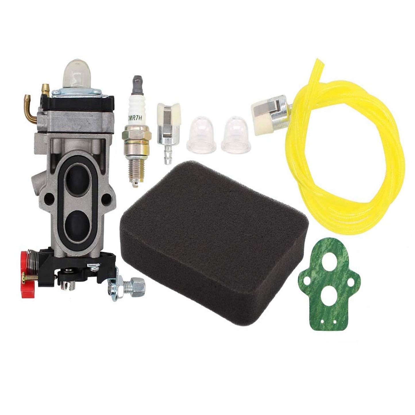 Backpack Leaf Blower Tune-Up Kit with Carburetor Fuel Line Filter and Spark Plug