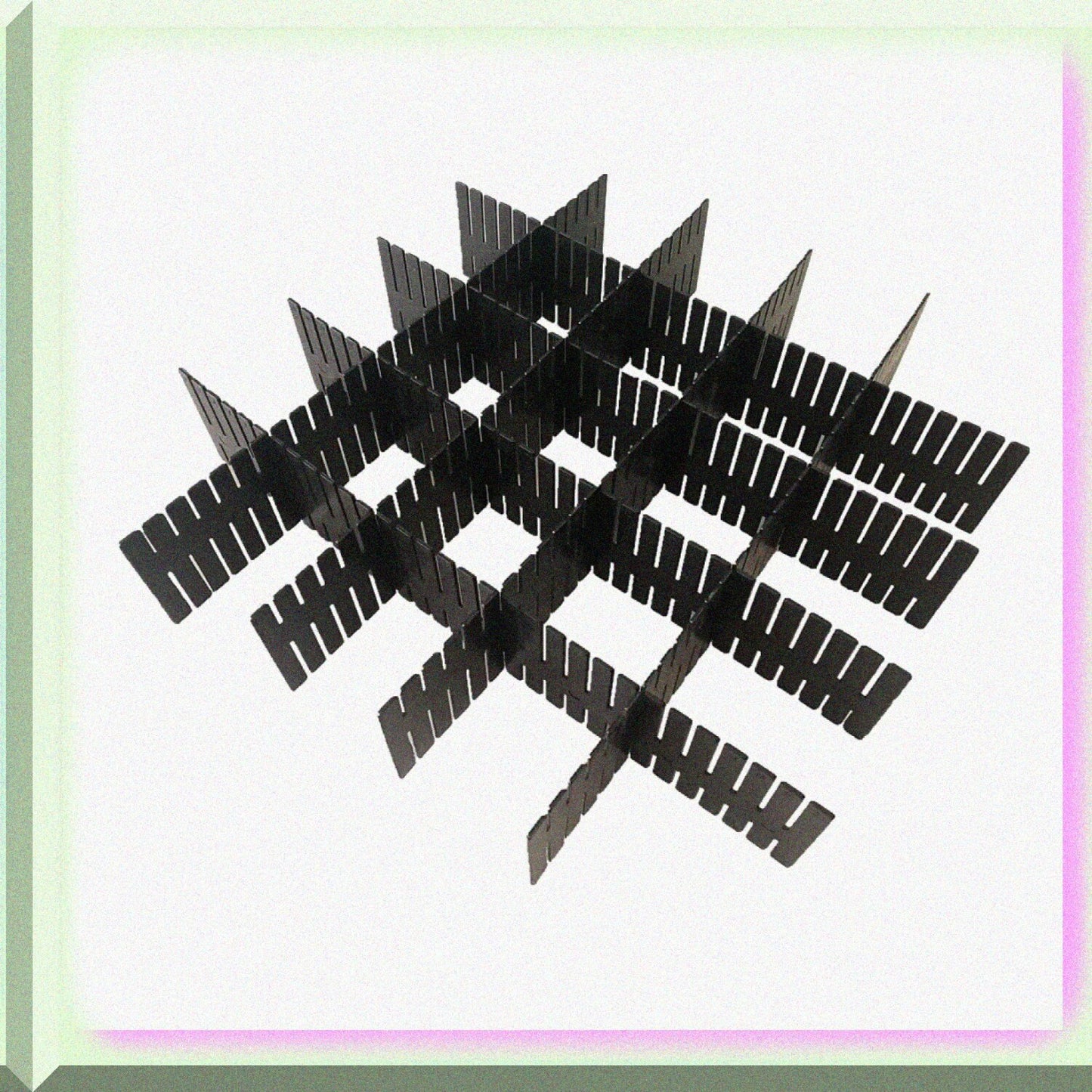 8pcs Adjustable Plastic Drawer Dividers for Home and Office