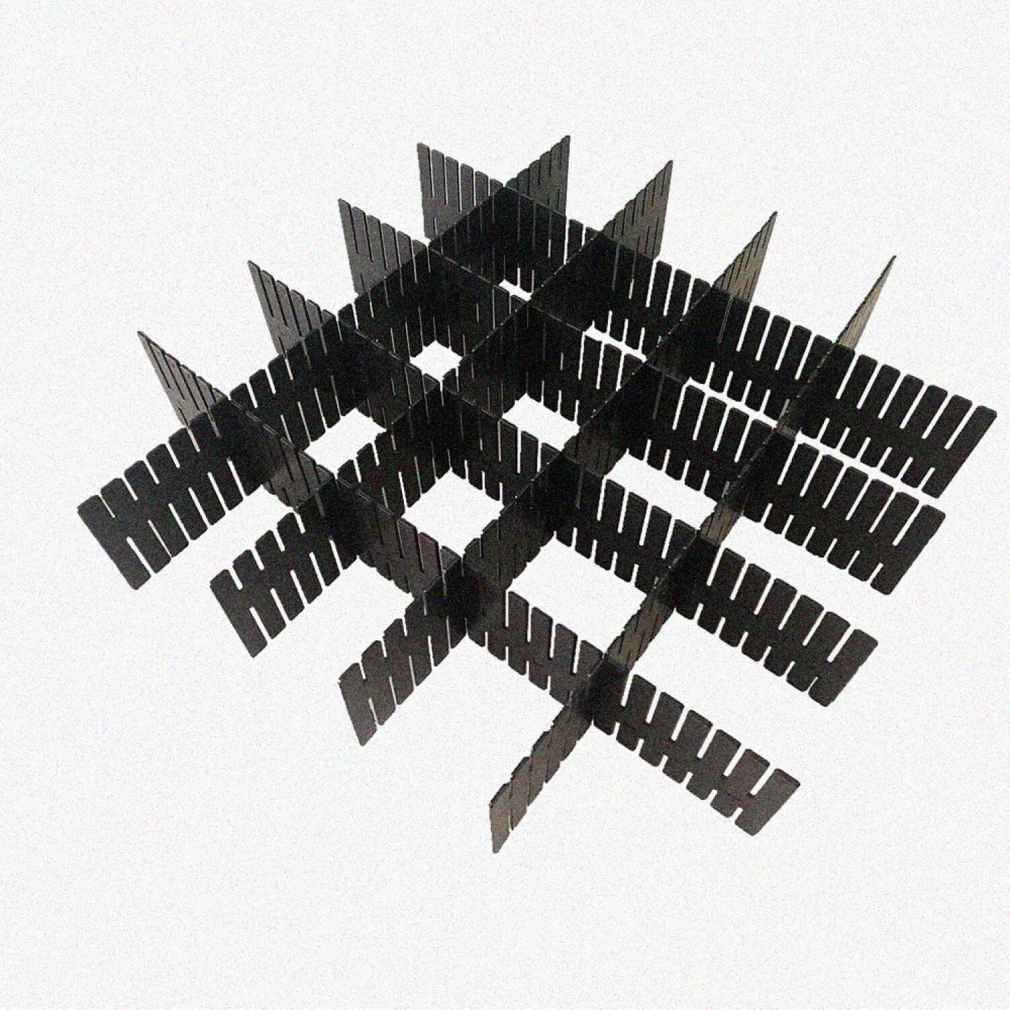 8pcs Adjustable Plastic Drawer Dividers for Home and Office