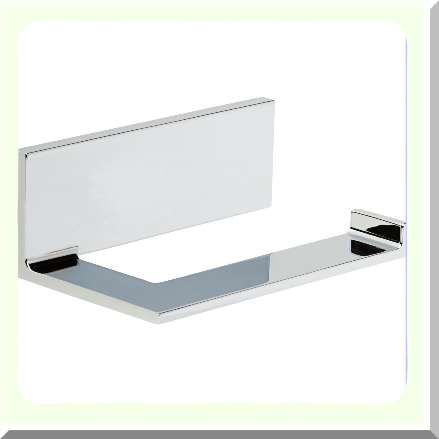 Vero Tet Paper Holder Polished Chrome