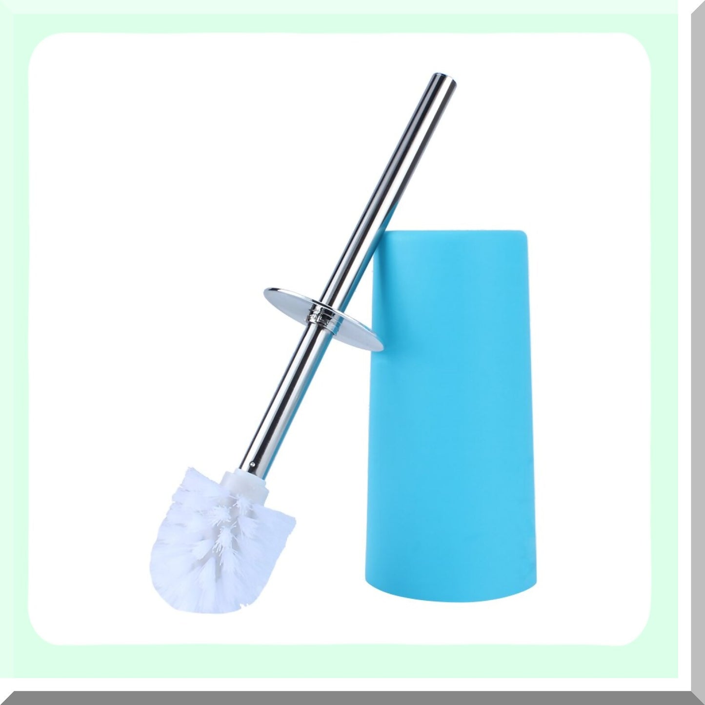 6 Pcs Plastic Bathroom Accessory Set Blue