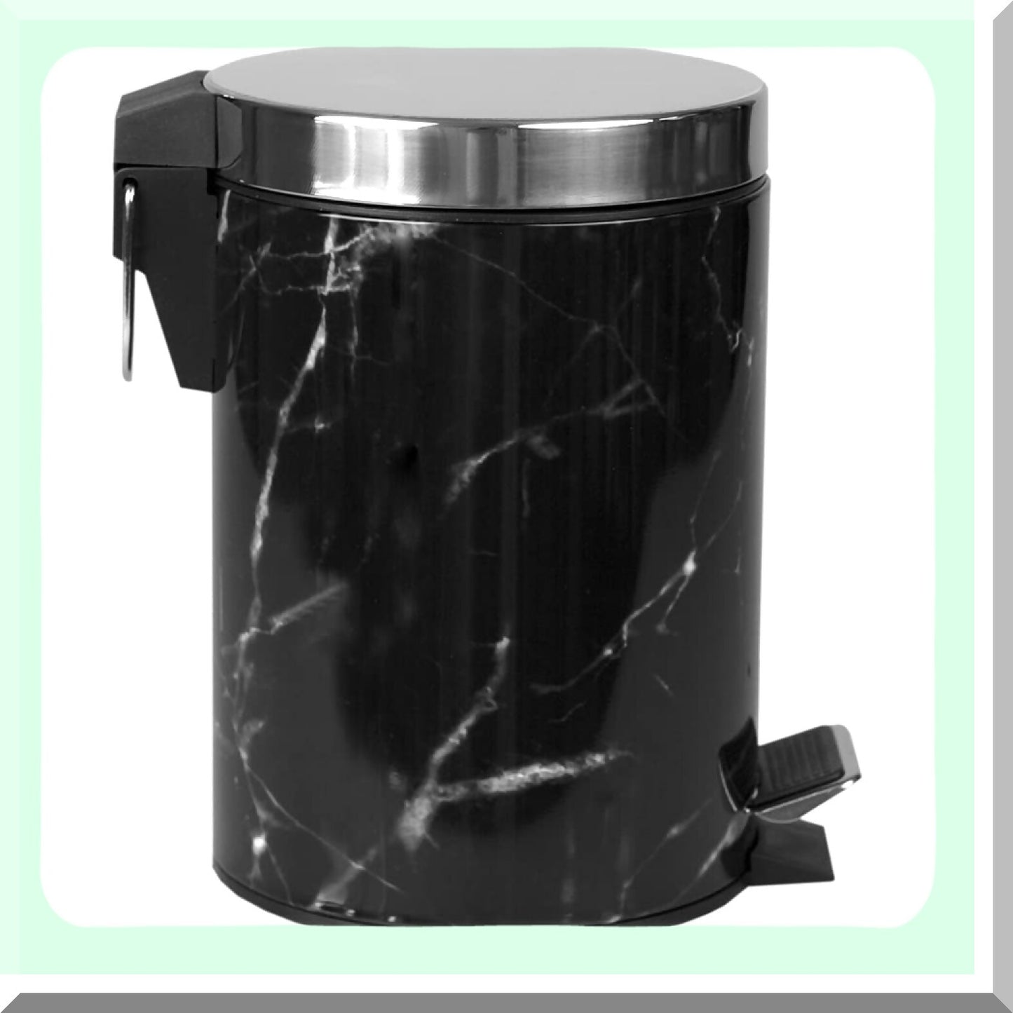 3L Marble Design Step Waste Bin