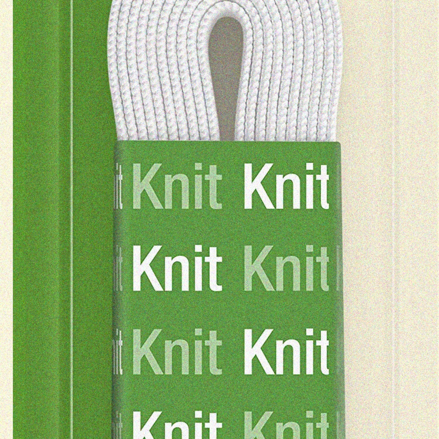 3/8-Inch White Knit Elastic 2 Yards