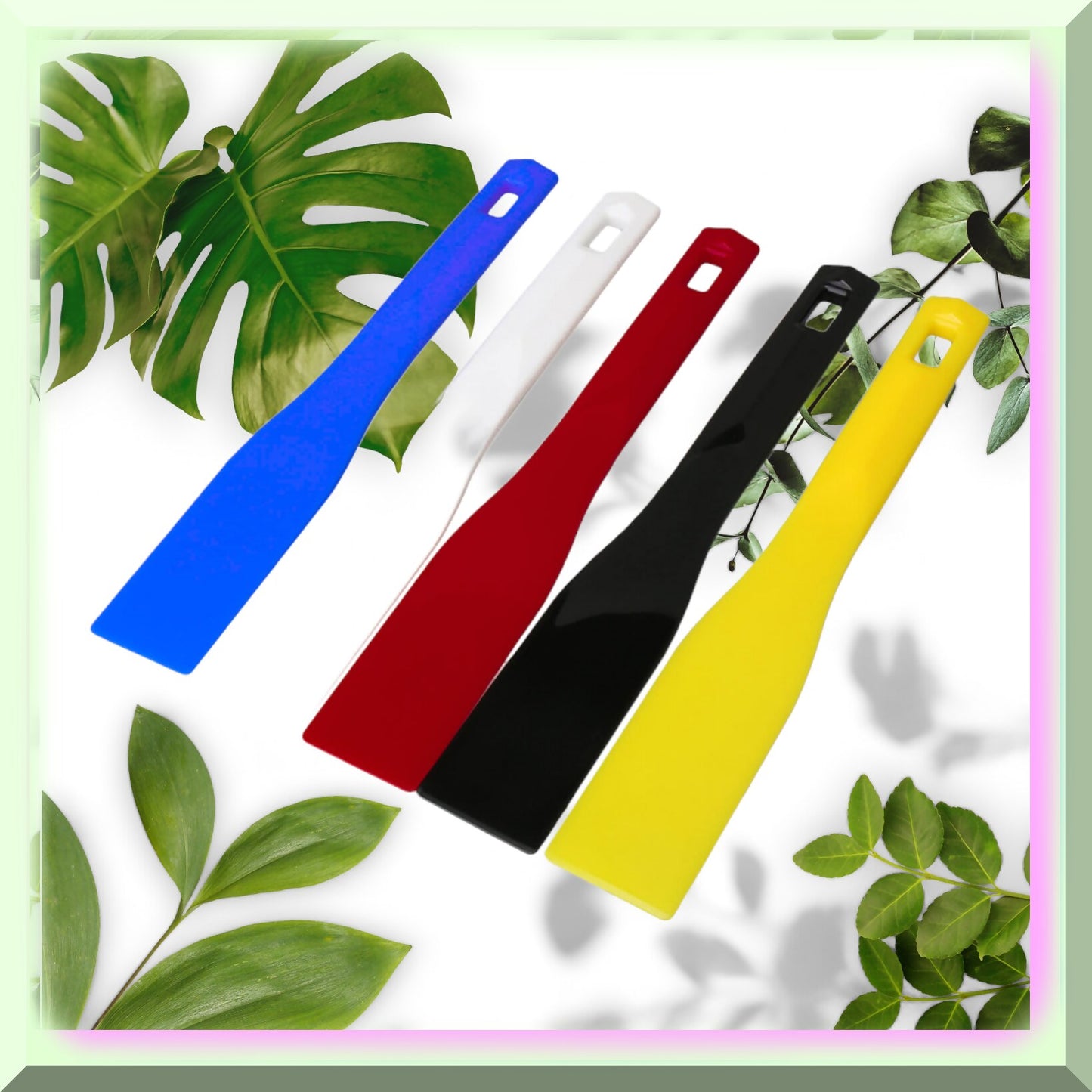 5-Pack Plastic Printing Spatulas 29.5cm for Screen Printing