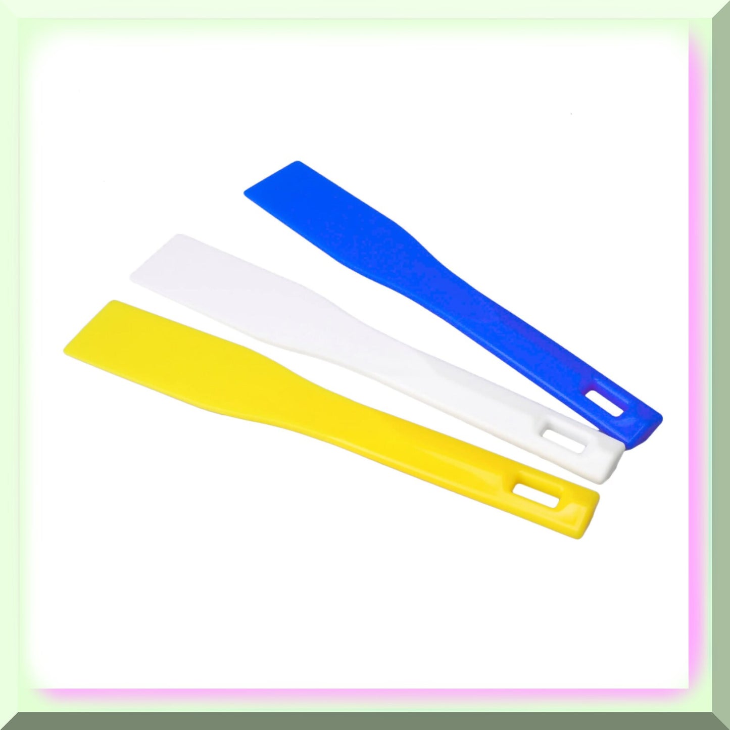 5-Pack Plastic Printing Spatulas 29.5cm for Screen Printing