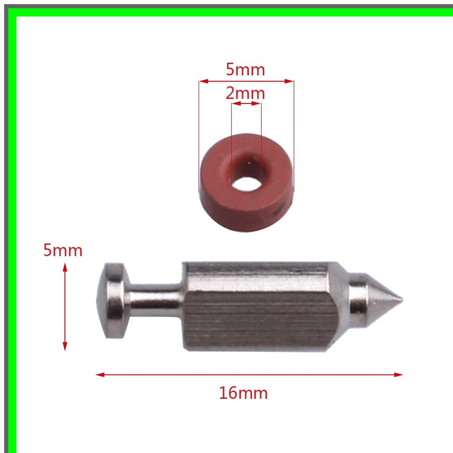 Carburetor Float Valve Needle Seat Kit for Briggs Stratton Lawn Mowers