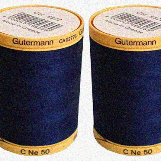 Navy Cotton Thread 876 Yards 2-Pack