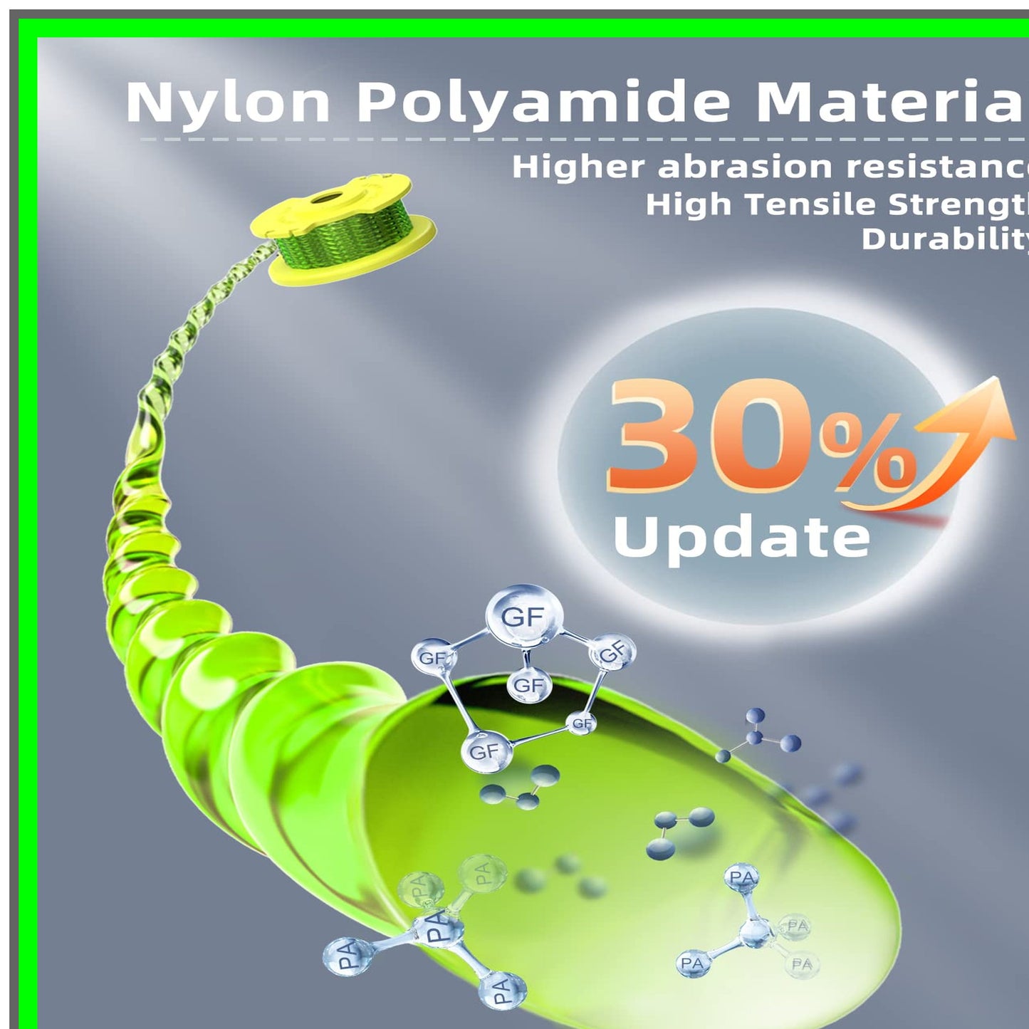 Wacker String Trimmer Line for Ryobi One Plus+ 0.08'' Replacement Spools