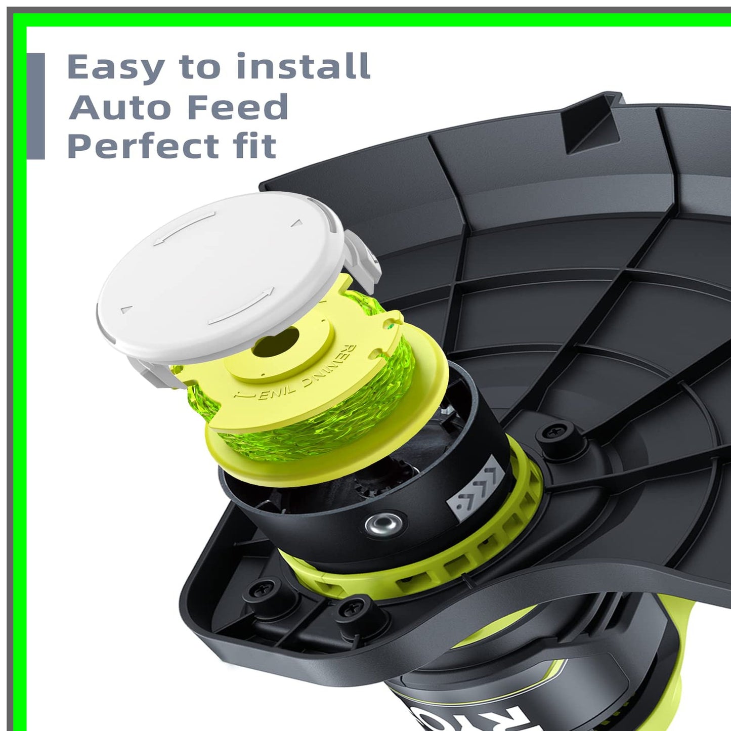 Wacker String Trimmer Line for Ryobi One Plus+ 0.08'' Replacement Spools