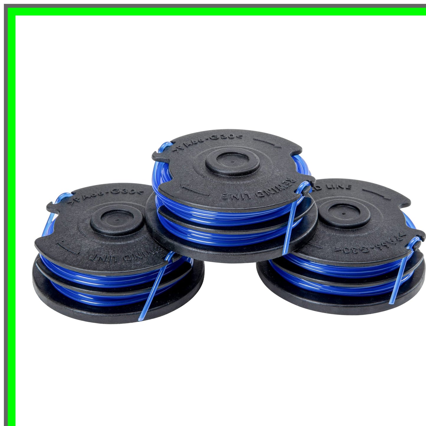 Dual Line Trimmer Line Spool 0.065" 3-Pack for Efficient Lawn Care