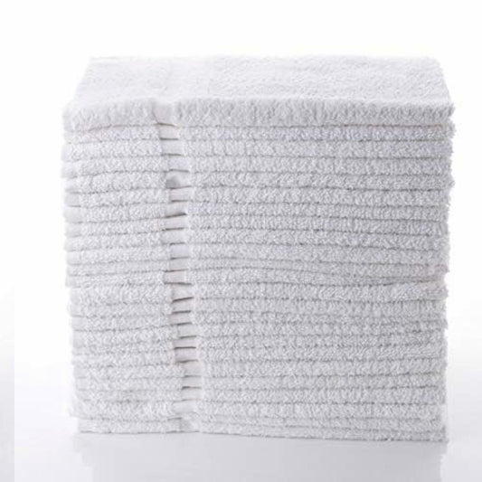 White Cotton Hand Towels 16"x27" 12 Pack