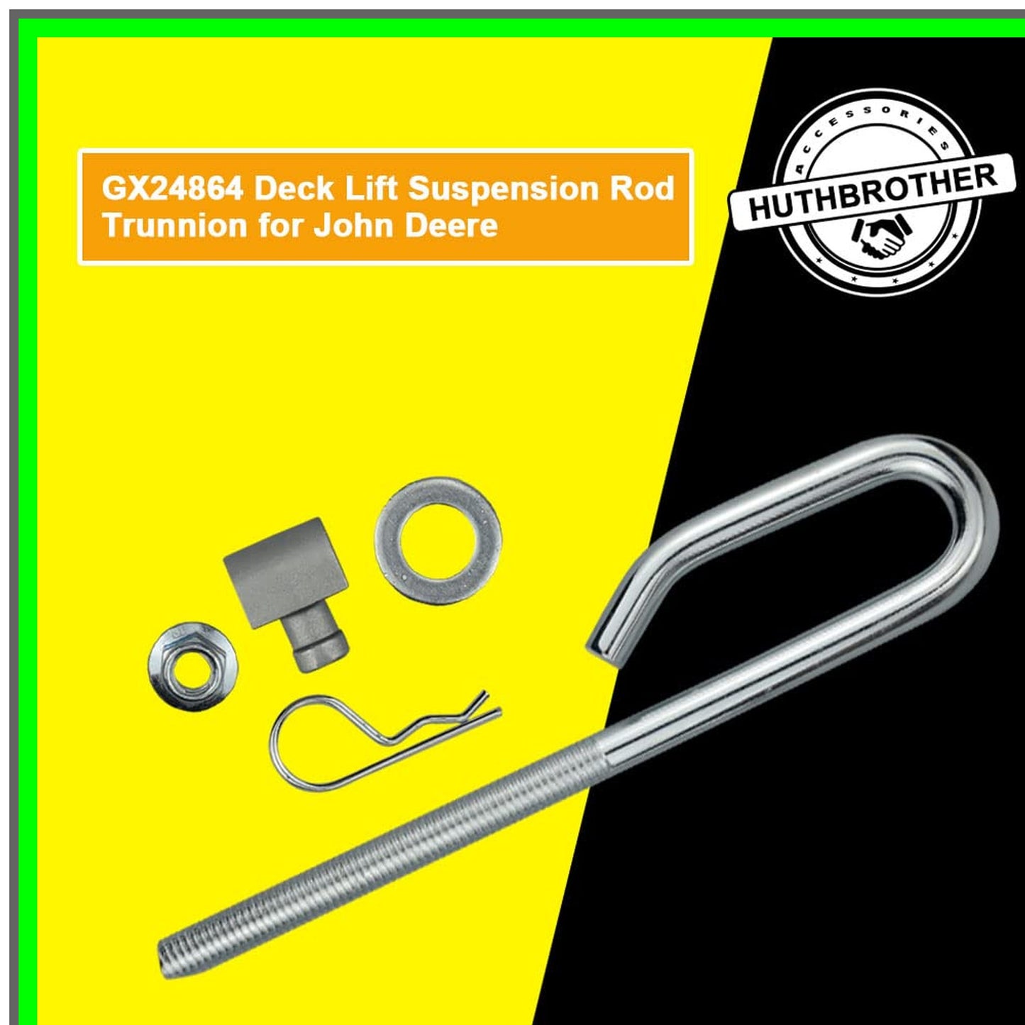 Deck Lift Hanger Rod Kit for GX24864 GX21718 Compatible with E130 Models