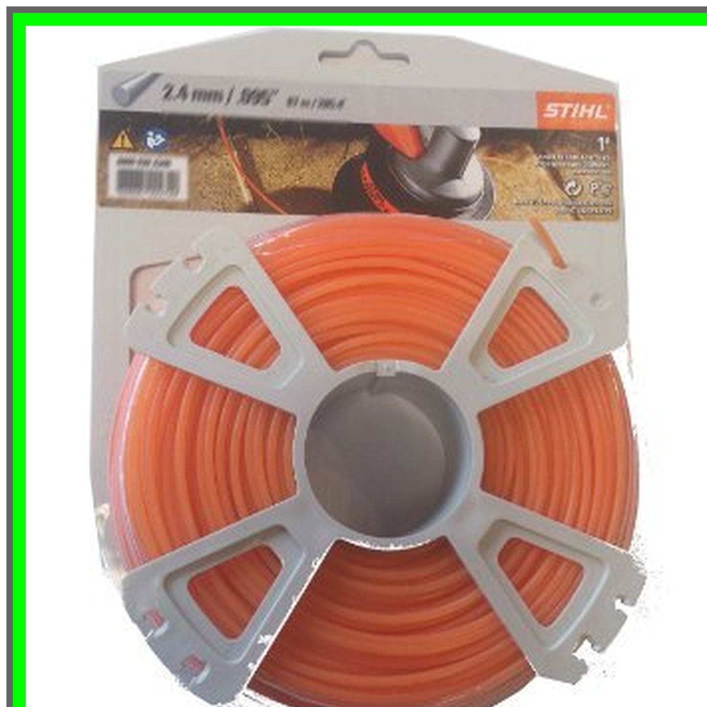 Durable Round Trimmer Line 095" for Efficient Lawn Care and Maintenance