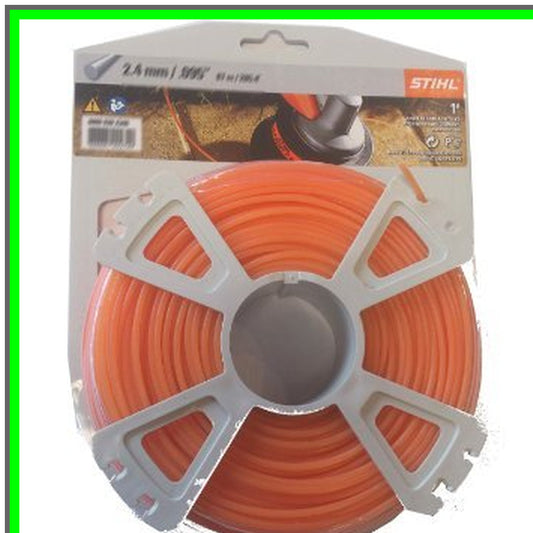 Durable Round Trimmer Line 095" for Efficient Lawn Care and Maintenance